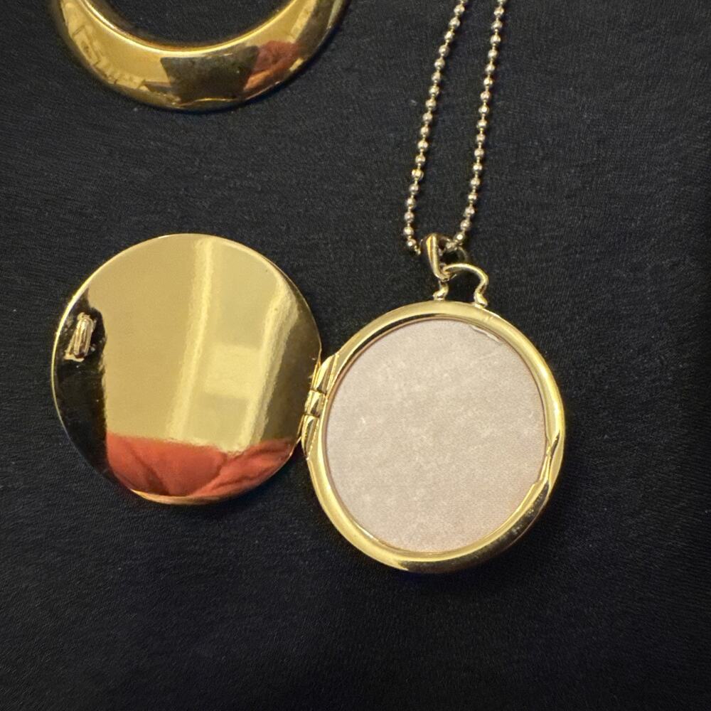 Stella & Dot Lot Of 5 Necklaces All Gold Tone - Picture 7 of 7